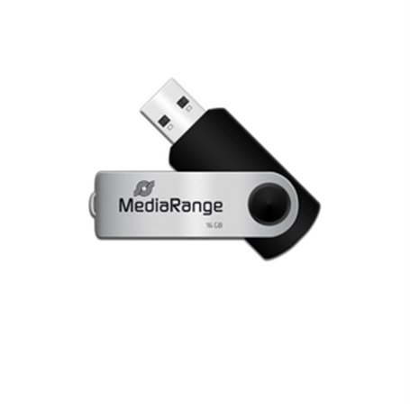 CLE USB2.0 16GO NOIRE ARGENT