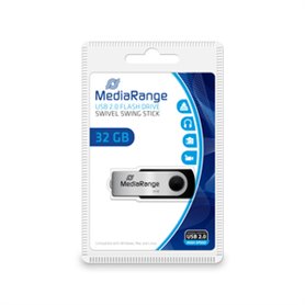 CLE USB2.0 32GO NOIRE ARGENT