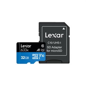 CARTE MICROSDHC 633X AVEC ADAPT.SD 32GO