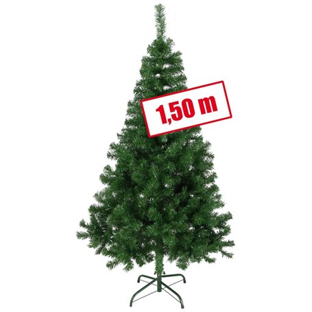 HI Sapin de Noël avec support métallique vert 150 cm