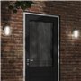 vidaXL Applique murale d'extérieur noir acier inoxydable