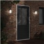 vidaXL Applique murale d'extérieur noir acier inoxydable