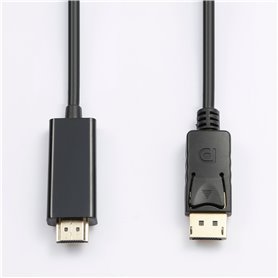 C ble HDMI Male / DisplayPort avec systme de verrouillage - 2M