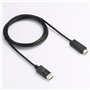 C ble HDMI Male / DisplayPort avec systme de verrouillage - 2M