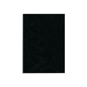 Fellowes A4 LEATHERBOARD COVERS BLACK 100PK (FSC) 5370405