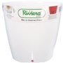 RIVIERA Pot rond Eva New en plastique - Ø 46 cm - 49 L - Blanc