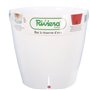 RIVIERA Pot rond Eva New en plastique - Ø 46 cm - 49 L - Blanc