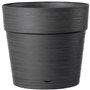 Pot de fleur - DEROMA - Vaso Save R - 58L - 48cm - Gris foncé