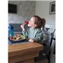 Réhausseur pour enfants - DREAMBABY - ON-THE-GO - Portable avec compartiments de rangement - Léger, compact et facile a 