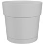 Pot a fleurs et plantes rond CAPRI LARGE - Plastique - Réservoir d'eau - diametre 30 cm - Blanc - ARTEVASI