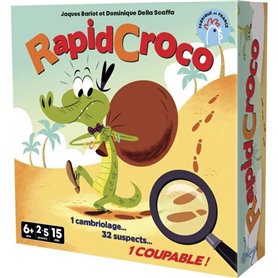 Rapidcroco - Asmodee - Jeu d'enquete - 32 Suspect 1 coupable RapidCroco - Asmodee - Jeu d'enquete - 32 Suspect 1 coupable