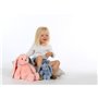 Peluche Lapin Trendy Bunny - GIPSY TOYS - Rose, 28 cm