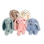 Peluche Lapin Trendy Bunny - GIPSY TOYS - Bleu, 28 cm