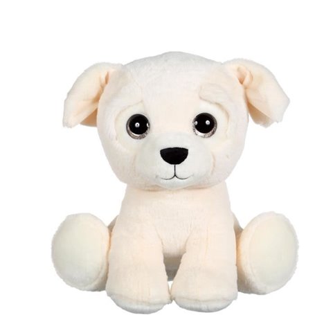 Peluche Chien Puppy Eyes Pets - GIPSY TOYS - Creme