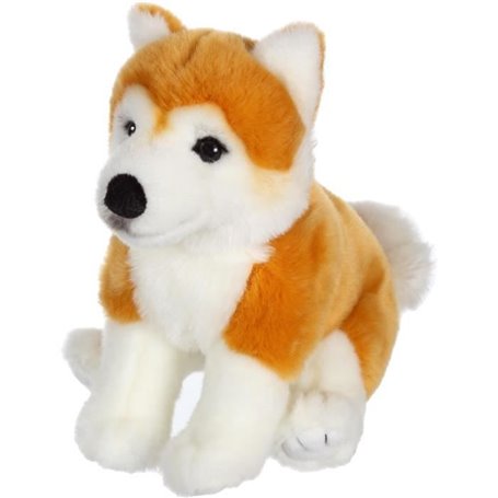 Peluche Chien Shiba - GIPSY TOYS - Assis