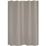 Rideau de douche uni coloris taupe