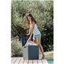 Coffre de jardin WOODY'S - Résine - Capacité 90L - Anthracite