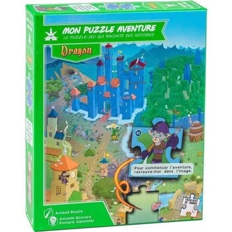 Mon Puzzle Aventure : Dragon - Jeu de société - BLACKROCK