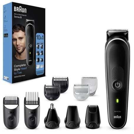 Tondeuse tout-en-un - BRAUN - Series 5 MGK5440 - 10 en 1 - Kit pour barbe