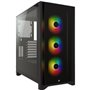 CORSAIR Boîtier PC iCUE 4000X RGB - Moyen Tour - Verre trempé - Noir (CC9011204WW)