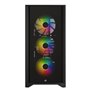 CORSAIR Boîtier PC iCUE 4000X RGB - Moyen Tour - Verre trempé - Noir (CC9011204WW)