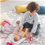 Accessoires poupon - COROLLE - Coffret Accessoires a langer fleuri - Pour poupon 36 et 42 cm - 7 accessoires - Des 2 ans