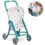 Poussette oursons - COROLLE - Accessoire Poupon 30cm - Bleu - Des 18 mois