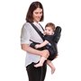 Porte-bébé ajustable 3-1 - DREAMBABY - MANHATTAN - Confortable et polyvalent - Nouveau-né a enfant jusqu'a 15 kg - Noir