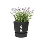 ELHO Greenville Pot de fleurs rond 47 - Noir - Ø 47 x H 44 cm - extérieur - 100% recyclé