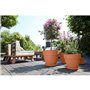 Pot De Fleurs Rond VIBIA - Plastique Réservoir - Ø35 - Anthracite