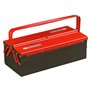 Boite a outils métallique - FACOM - BT.9 - 3 Cases - Noir - Rouge - 20 kg