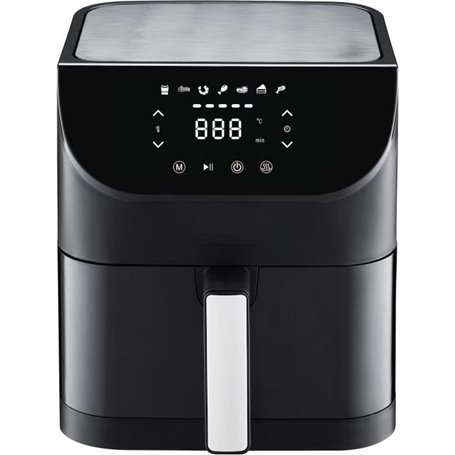 Friteuse sans huile - FAGOR - Airfryer XL - 8L - 1800 W - Ecran tactile - 7 pré-réglages de cuisson - Minuterie - Noir