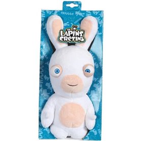 Gipsy Toys - Lapins Crétins Sonores -  Bouche Fermée - 28 cm - Blanc