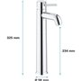 Mitigeur monocommande Lavabo Taille XL GROHE Start Classic Chromé