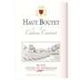 Haut Boutet du Château Cantinot 2020 Blaye Côtes de Bordeaux - Vin rouge de Bordeaux