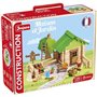 Maison et Jardin 135 Pieces - JEUJURA - Jeu de Construction en Bois Naturel