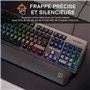 THE G-LAB Clavier gaming RGB - Repose Poignet - FR - AZERTY