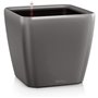 Pot de fleur - LEC - Quadro Premium LS 50 - anthracite métallisé - 50 x 50 x 46