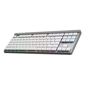 Clavier Gamer - Sans fil - Logitech G - G515 TKL Lightspeed - Mécanique Tactile - RGB - AZERTY - Blanc