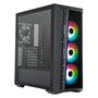 Boîtier Gaming - COOLER MASTER - MasterBox MB520 - Façade en verre - ARGB - 3x120mm