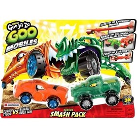 Véhicules miniatures - MOOSE TOYS - GOO MOBILES - TURBO TYGER VS RUMBLER JAW