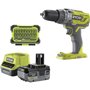 RYOBI - Perceuse a percussion 18V ONE+ - 50 Nm - 500-1800 tr/min + batterie 4 Ah