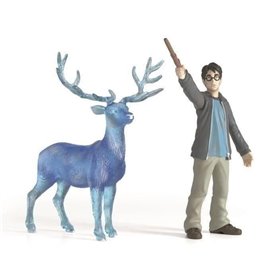 SCHLEICH- Harry et son Patronus- 42680- Gamme Harry Potter