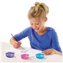 Gouache a paillettes (6x45ml) - SES CREATIVE - Bonne qualité, couleurs vives et opaques - Emballage pratique et compact