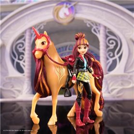 SPIN MASTER COFFRET LICORNE ET POUPEE CINDER ET VALENTINA Unicorn Academy