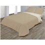 Parure de couette Hosteline VEGAS Beige Gran lit 2 persones 3 Pièces