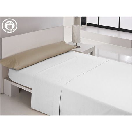 Taie d'oreiller Happy Home LISOS COTTON Terre Gran lit 2 persones 144 Fils 150 cm