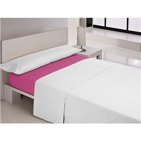 Drap housse Happy Home MIX COLORS Cerise Gran lit 2 persones