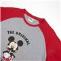 Pyjama D'Été Mickey Mouse Rouge (Adultes) Homme Gris