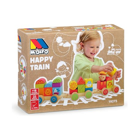 Jouet pour bébé Moltó Happy Train 23 Pièces